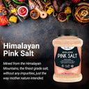 Herbion Naturals Himalayan Pink Salt Jar Fine Grain, Gmo Free, Supreme Quality Chemical Free, Vegan, Kosher Certified, Fine Grain All Natural Salt, Triple Washed In Spring Water, 5 Lbs