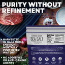 Coarse Sea Salt For Grinder Refill, Coarse Grain Kosher, Non-Iodized Unrefined Baja Salt For Cooking, Mineral-Rich, 30 Oz Bag