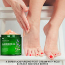 Majestic Pure Lavender Oil Foot Cream, Warming Cream - Calluses, Dry Cracked Feet, Hands, Heels, Elbow, Nails, And Knees - Softens & Moisturizes Skin - 8 Oz