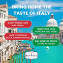 Italian Black Truffle Sea Salt, Natural Black For Soups And Sauces, Smooth & Rich Truffle Infused Gourmet Salt, 5 Oz Bag, Caravel Gourmet