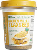 Bareorganics Ground Flaxseed | Usda Organic, Vegan, Non-Gmo | Fiber | Omega Fatty Acids 8Oz
