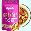 Kiss My Keto Granola Cereal  Coconut Almond Pecan Keto Granola Low Carb Cereal (2G-Net) Low Sugar Granola (1G)  Grain Free Granola Keto Cereal, Gluten Free Granola  Keto Nut Granola For Yogurt 2Pk