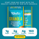 Kiss My Keto Granola Cereal  Peanut Butter Chocolate Keto Granola Low Carb Cereal (2G-Net) Low Sugar Granola (1G)  Grain Free Granola Keto Cereal, Gluten Free Granola  Keto Nut Granola For Yogurt 4Pk