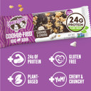 Lenny & Larry'S Cookie-Fied® Big Bar  Chocolate Chip Cookie Dough Vegan Protein Bars 12X90G  Healthy Snacks, 24G Plant Protein & 10G Prebiotic Fiber  Gluten Free Power Bar, Keto Friendly & Vegan