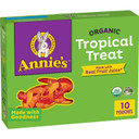 Annie'S Homegrown Gluten Free Organic Bunny Fruit Snacks, Tropical Treat, 5 Ct