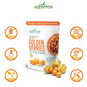 Alovitox Sun Dried Golden Berries | Raw, Fresh & Organic | 1 Oz Contains 2G Protein & 5G Fiber, Low-Calorie & Glycemic Index | With Potassium, Iron, Vitamins A & C | Gluten-Free, Vegan | 8 Oz