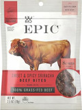 Epic Jerky Bites, 100% Natural, Uncured Bacon & Pork, Sea Salt, 2.5 Ounce