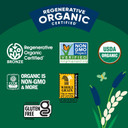 Lundberg Thin Brown Rice Cakes, Basil & Thyme, 6-Pack  Regenerative Organic Certified, Healthy Snacks, Vegan, 6 Oz Ea