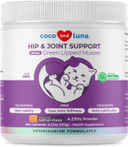 Glucosamine For Cats - 4.23Oz/120G Powder - Hip And Joint Supplement For Cats With Green Lipped Mussel, Msm, Chondroitin, And Vitamin E Glucosamine For Cats - 4.23Oz/120G Powder - Hip And Joint Supplement For Cats With Green Lipped Mussel, Msm, Chondroitin, And Vitamin E