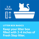 Fresh Step Clumping Cat Litter, Heavy Duty Advanced, Long Lasting 30-Day Odor Control With Odor Eliminating Carbon, 17.5 Lb