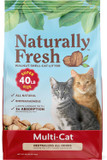 Naturally Fresh Cat Litter Made From Walnut Shells, Multi-Cat, Unscented, Upcycled, Low Dust, Sustainable, 40 Lbs
