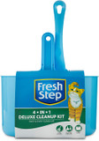 Fresh Step Starter Kit For Cats - Cat Litter Box Cleanup Kit With Everything Pet Parents Need - Deluxe Clean Up Set