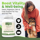 Lignans For Life Hmr Lignans For Dogs I Vitamin For Healthy Pet | Wellness Supplement | Nutritional - 90 Capsules I 40Mg