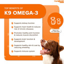 Liquid Health Pets K9 Omega 3 Fish Oil For Dogs - Liquid Omega 3 Supplement For Pets With Epa + Dpa + Dha - Reduce Itching & Shedding, Support Joints, Immunity, Brain & Heart Health - Usa Made (16 Oz)