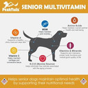 Senior Multivitamin For Dogs  350 Chewable Tablets With Msm, Superoxide Dismutase