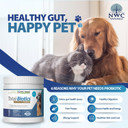 Nwc Naturals Total-Biotics, Cat & Dog Probiotics For Digestive Health With Prebiotic, Unflavored Probiotic For Dogs & Cats, Supplement For Gut, Skin, Coat, Upset Stomach Relief, 365 Servings, 8 Ounces