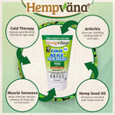 Hempvana Cold As Ice Pain Relief Gel, Fast-Acting Menthol Pain Gel W/Hemp Seed Extract, As-Seen-On-Tv, Cooling Arthritis Pain Relief, Non-Greasy