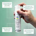 Kalaya Pain Relief Spray - Fast-Acting, Quick-Drying Muscle Rub For Joint Pain Relief And Muscle Pain - With Eucalyptus, Menthol, Methyl Salicylate, Camphor - Ideal For Easing Back Pain - 2 Oz