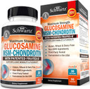 Glucosamine Chondroitin Msm Joint Support Supplement - Fsa Hsa Approved - Collagen Peptides, Turmeric And Ginger, Hyaluronic Acid, Glucosamine Chondroitin Sulfate - Gluten Free, Non Gmo, 90 Capsules