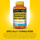 Mason Natural Glucosamine Chondroitin 1500/1200 With Vitamin C, Supports Joint Health For Normal Flexibility & Mobility*, 100 Capsules, 1 Month Supply