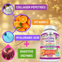 Fresh Healthcare Multi Collagen Pills With Type I, Ii, Iii, V & X Peptides With Vitamin C, Hyaluronic Acid - Supports Healthy Hair, Skin, Nails And Joints - 120 Kosher Capsules Fresh Healthcare Multi Collagen Pills With Type I, Ii, Iii, V & X Peptides With Vitamin C, Hyaluronic Acid - Supports Healthy Hair, Skin, Nails And Joints - 120 Kosher Capsules