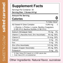 Project Ad Sweet' N Glow Zero Calorie Sugar Free Sweet'Ner With Collagen Building Agents (30 Servings, Salted Carmel)