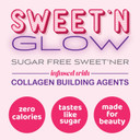 Project Ad Sweet' N Glow Zero Calorie Sugar Free Sweet'Ner With Collagen Building Agents (30 Servings, Coconut)
