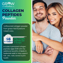 Collagen Peptides Powder 20G With Hyaluronic Acid & Biotin - Unflavored Grass Fed Collagen Powder With Hydrolyzed Type I & Iii Collagen Supplements - Hair, Nail, Skin & Joint Support - 56 Servings