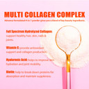 Multi Collagen Peptides Powder 10G - Type I, Ii, Iii, V, X Hydrolyzed Collagen Protein Powder With Biotin, Hyaluronic Acid, Vitamin C For Hair, Skin, Nails & Joint Support - Unflavored 1.1 Lb
