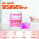 Multi Collagen Peptides Powder 10G - Type I, Ii, Iii, V, X Hydrolyzed Collagen Protein Powder With Biotin, Hyaluronic Acid, Vitamin C For Hair, Skin, Nails & Joint Support - Unflavored 1.1 Lb