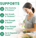 Bovine Collagen Peptides Powder For Women And Men, Grass-Fed Hydrolyzed Collagen Protein Type I & Iii, Skin, Hair, Nails, Bones, Digestion, Unflavored, Non-Gmo, Keto & Gf, 22 Servings, 16Oz