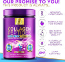 Collagen Peptides Powder Unflavored - Grass Fed Hydrolyzed Powder Type I & Iii, Best Collagen Supplements With Hyaluronic Acid & Biotin - Women'S Hair, Nail, Skin, Bones & Joint Support - 28 Servings