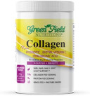 Greenfield Nutritions Halal Collagen Peptides Powder - 9G Halal Protein Probiotic, Biotin, Hyaluronic Acid & Vitamin C - 270G Halal Collagen For Women & Men - Supports Hair, Skin, Nails, Joints & Gut
