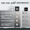 Wild Collagen Peptides Powder | Unflavored Ancient Diet Protein Powder For Men & Women | Non-Gmo, Keto & Paleo Friendly Supplements | (16 Oz) Wild Collagen Peptides Powder | Unflavored Ancient Diet Protein Powder For Men & Women | Non-Gmo, Keto & Paleo Friendly Supplements | (16 Oz)