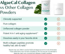 Algaecal Collagen - 4 Clinically-Supported Peptides Verisol®, Fortigel®, Uc-Ii®, Fortibone®, Anti-Aging Hydrolyzed Collagen Powder, 60 Servings, Made In Usa