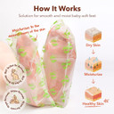 Purederm Exfoliating Foot Mask (3 Pack)  Regular Size Exfoliating Foot Masks For Cracked Feet, Dry Skin, Callused Feet