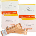 Relumins Marine Collagen Powder Drink Mix - Collagen Peptide With Glutathione, Green Tea, Coq10, & Hyaluronic Acid Boosts Smooth Glowing Skin - 10 Powder Sachets X Vanilla Flavored