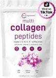 Micro Ingredients Multi Collagen Peptides Powder, 2Lb | Type I, Ii, Iii, V, X + Biotin, Vitamin C & Hyaluronic Acid | Unflavored | Supports Hair, Skin & Joint Health | Keto, Non-Gmo Micro Ingredients Multi Collagen Peptides Powder, 2Lb | Type I, Ii, Iii, V, X + Biotin, Vitamin C & Hyaluronic Acid | Unflavored | Supports Hair, Skin & Joint Health | Keto, Non-Gmo