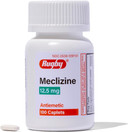 Rugby Meclizine 12.5Mg Caplets - Antiemetic Motion Sickness Symptom Relief - 100 Count