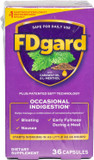 Fdgard Gut Health Supplement, Indigestion, Nausea & Bloating, Upset Stomach, 72 Capsules