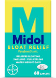 Midol Bloat Relief Caplets With Pamabrom, Relieve Bloating Symptoms Before And During Your Period, Provides Up To 6 Hours Of Relief For Women, 60 Count