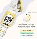 Wonderbelly Antacid, Effective Heartburn And Instant Acid Indigestion Relief, Extra Strength Chewable Tablets, 1000 Mg Calcium Carbonate, No Talc Or Dye, Lemon Sorbet, 60 Count