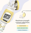 Wonderbelly Antacid, Effective Heartburn And Instant Acid Indigestion Relief, Extra Strength Chewable Tablets, 1000 Mg Calcium Carbonate, No Talc Or Dye, Lemon Sorbet, 60 Count