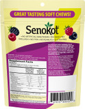 Senokot Laxative Soft Chews, Overnight Constipation Relief With Senna Extract, 42 Mixed Berry Chews