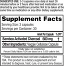 Dr. Tennant'S Activated Bamboo Charcoal | Coconut-Free Detox Supplement | Supports Gi Tract Cleansing & Digestive Health | Cleaner Alternative To Standard Charcoals | 90 Capsules