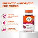 Align Women'S Health, Prebiotic + Probiotic, With Cranberry For Feminine Health, Help Nourish & Add Good Bacteria For Digestive Health, 50 Gummies