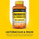 Mason Natural Probiotic With Prebiotic, 40 Day Supply For Normal Digestive Function & Improved Gut Health, 40 Veggie Capsules