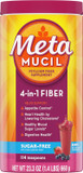 Metamucil, 4-In-1 Fiber Supplement, Psyllium Husk Powder, Sugar-Free Powder, Berry Flavored Drink, 114 Servings