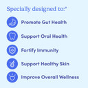 First Day Teens Gut Sustainer Tribiotic Gummies  3-In-1 Prebiotic, Probiotic & Postbiotic Supplement  Supports Digestive, Skin, Oral & Immune Health, Nutrient Absorption & Growth  60-Day Supply First Day Teens Gut Sustainer Tribiotic Gummies  3-In-1 Prebiotic, Probiotic & Postbiotic Supplement  Supports Digestive, Skin, Oral & Immune Health, Nutrient Absorption & Growth  60-Day Supply