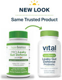 Hyperbiotics Vital Nutrients Leaky Gut Repair Supplement Probiotic | Science Backed Formula Strengthens Intestinal Barrier And Gut Health* | Reduces Digestive Discomfort | 60 Vegan Count